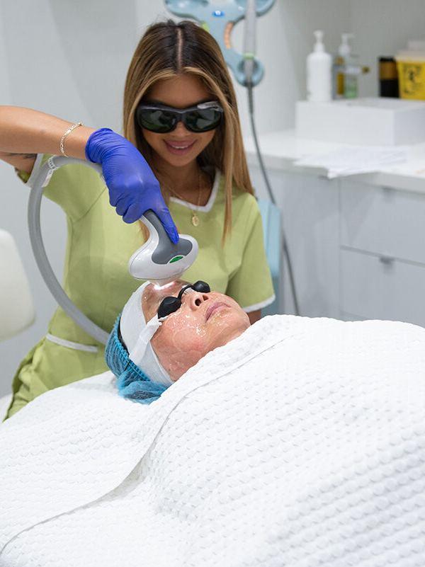 A laser treatment at Bellair