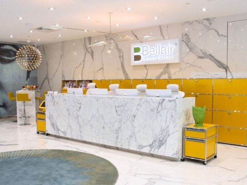 The front desk at Bellair Midtown