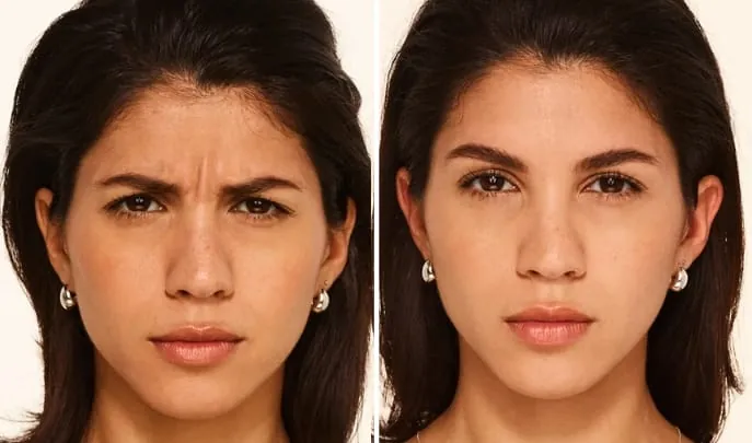Before and after Botox & Dysport, photo 2
